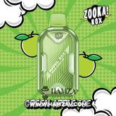 Zooka Box Disposable 7000 Puffs Green Apple Ice -